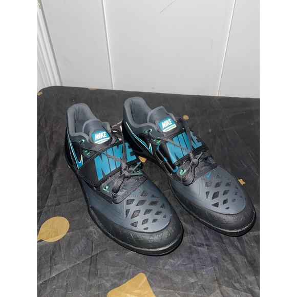 New Men’s Sz 8 Nike Air Zoom Rotational 6 Anthracite Bright Spruce FZ9606 001 - Picture 2 of 7